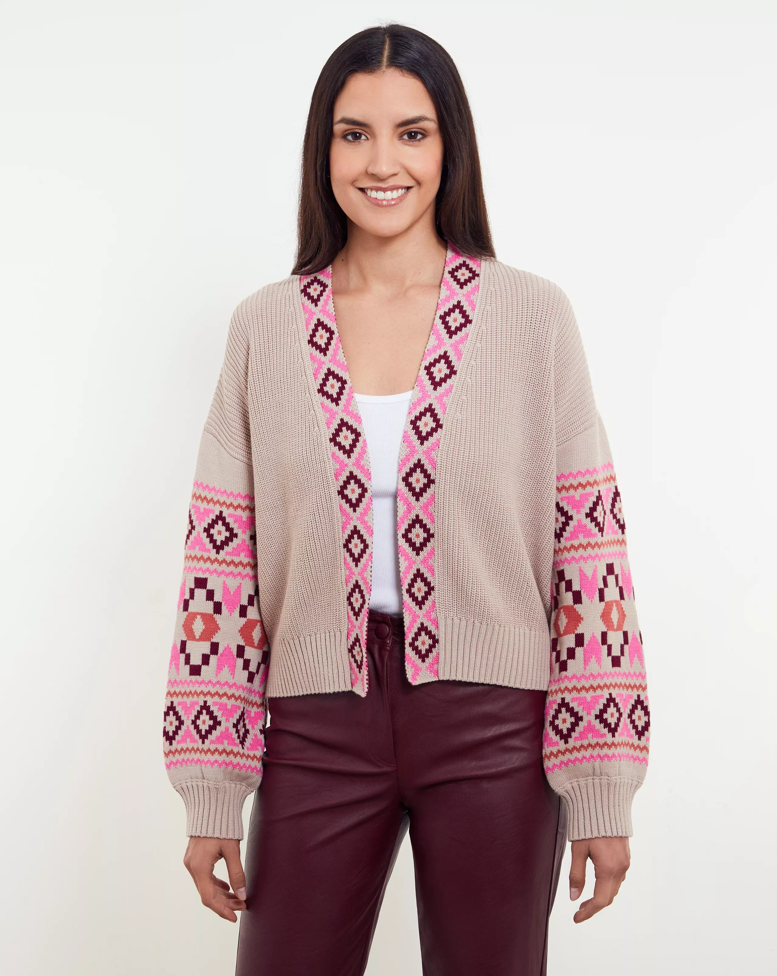 Thea Aztec Edge to Edge Cardi by &Isla