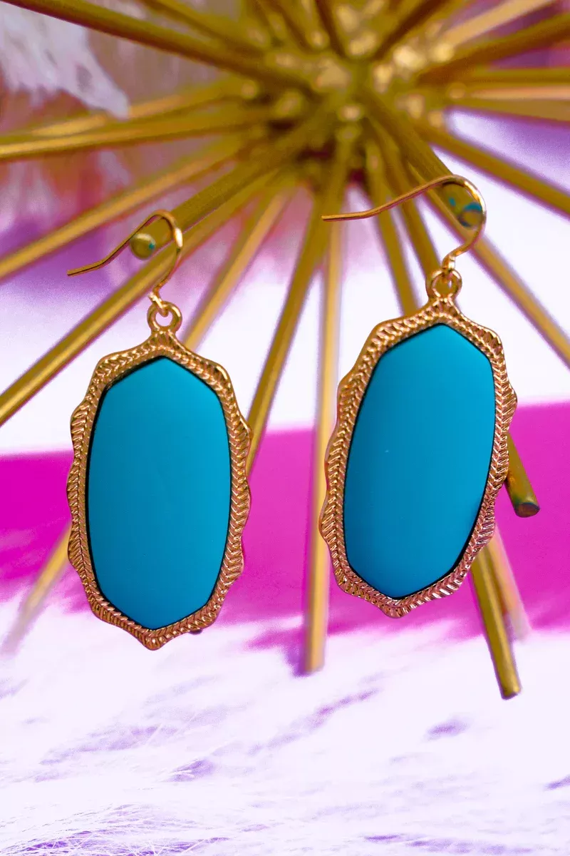 Tiera Aqua Earrings