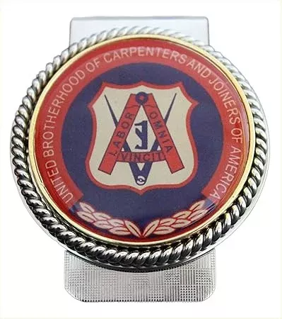 Union Carpenter Int Logo Money Clip #BW-MC-CR