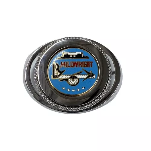 Union Millwright Powerhouse Belt Buckle #BW-BB-MW