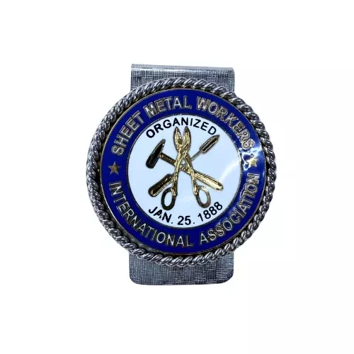 Union Sheet Metal Int Logo Money Clip #BW-MC-SM