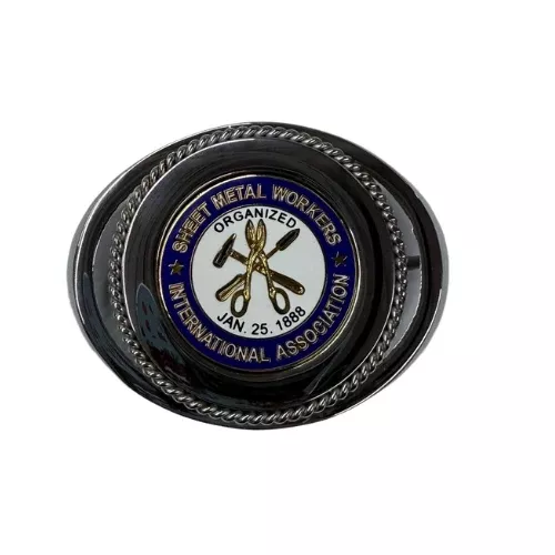 Union Sheet Metal Powerhouse Belt Buckle #BW-BB-SM