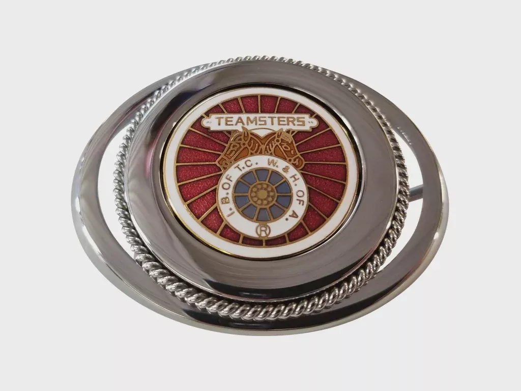 Union Teamsters Powerhouse Belt Buckle #BW-BB-TS