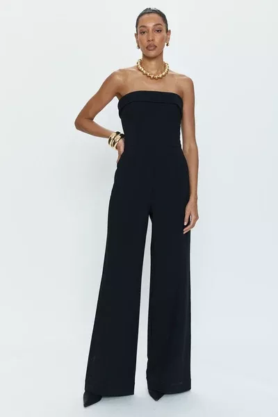 Valentina Polished Jumpsuit ~ Black