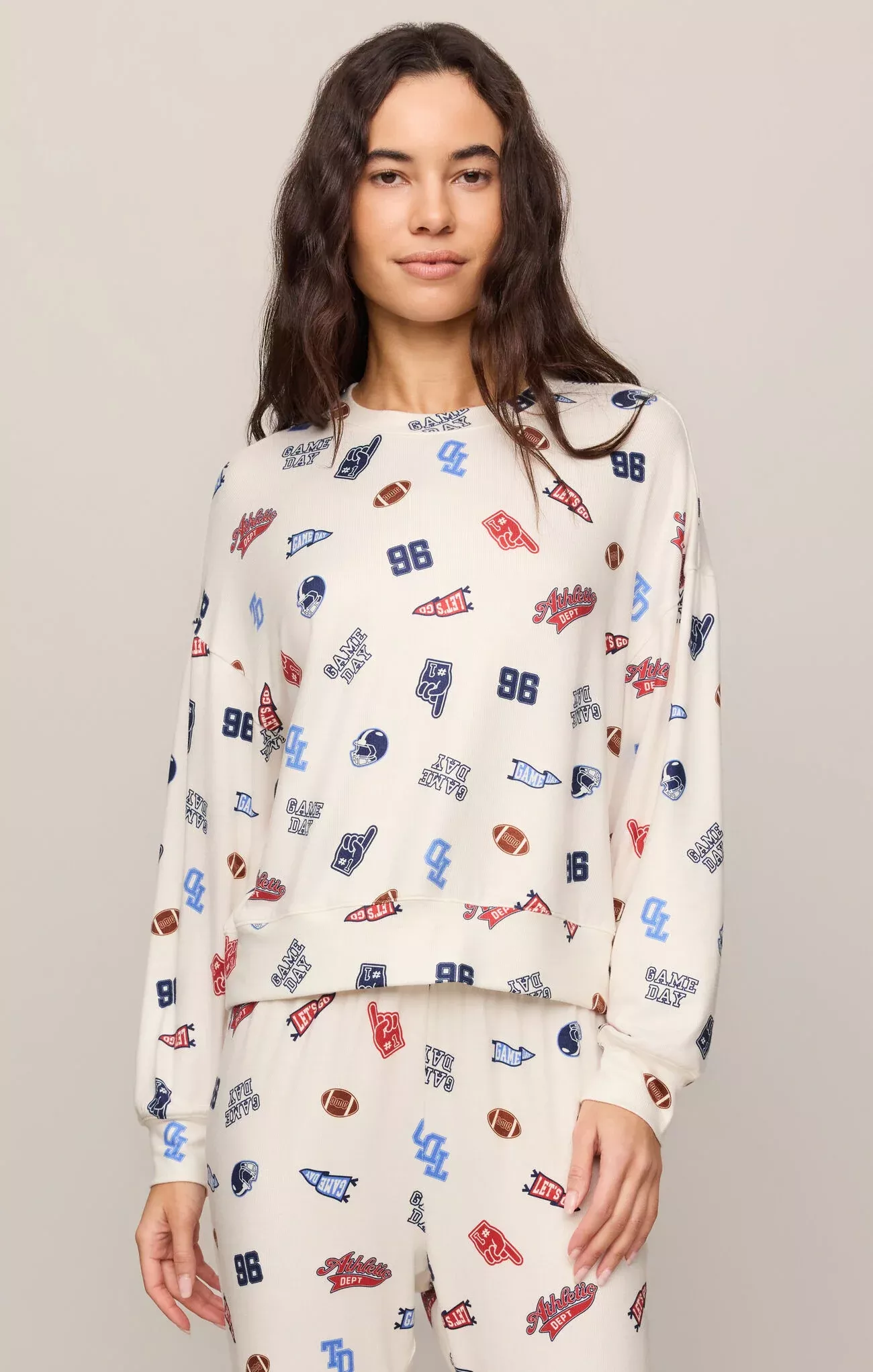 Varsity Long Sleeve Top
