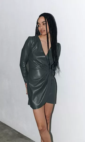 Veronicka Dress ~ Sage Gray