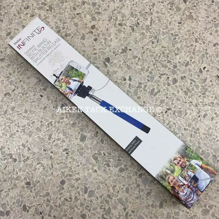 Vivitar Smartphone Selfie Wand with Built-In Shutter Release, Blue