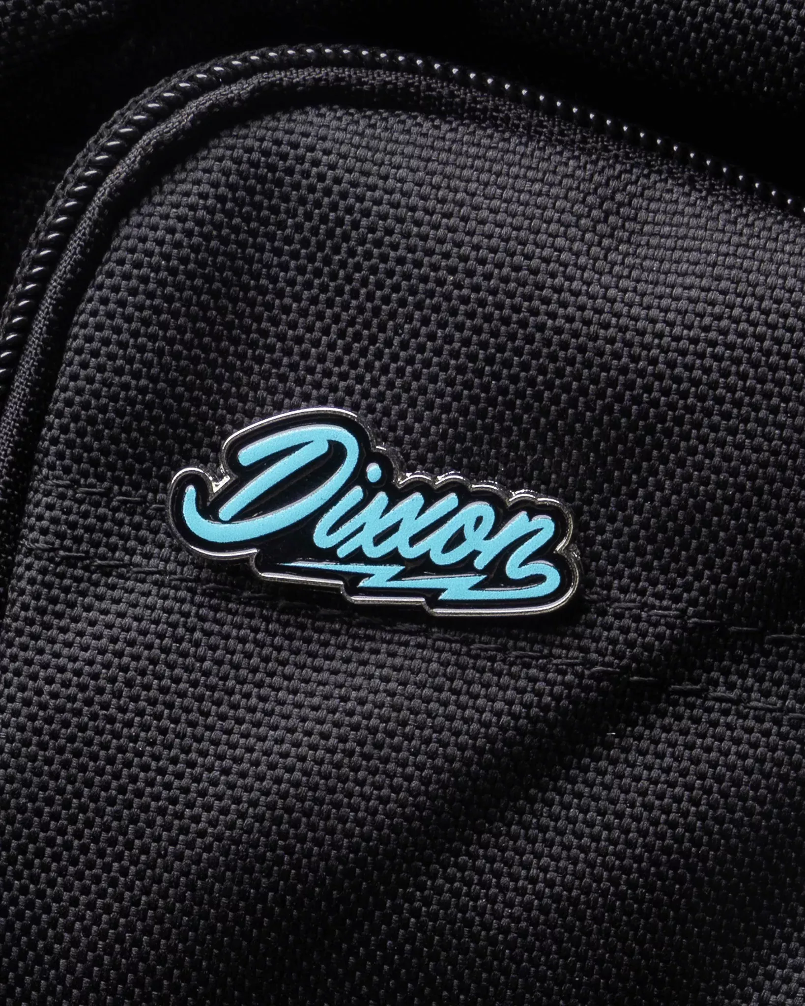 Volts Enamel Pin - Black & Aqua