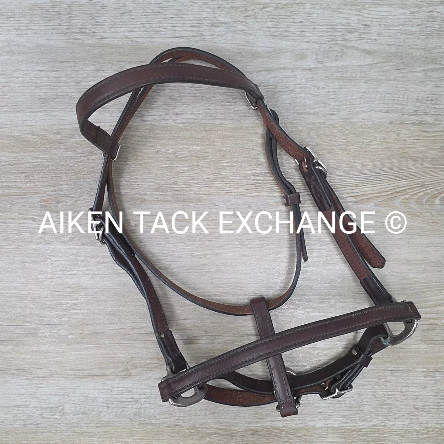 Weaver Leather Halter Bridle, Missing Cheek Pieces, Brown, Size Full