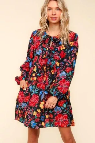 Whimsical Floral Dress
