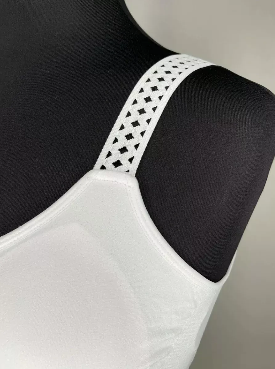 White Bra/ White Lattice