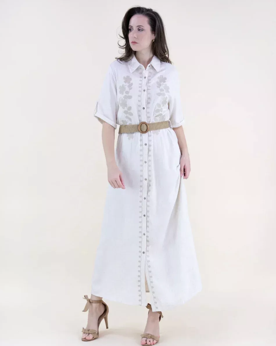 Wild Shoreline Shirt Dress, Final Sale
