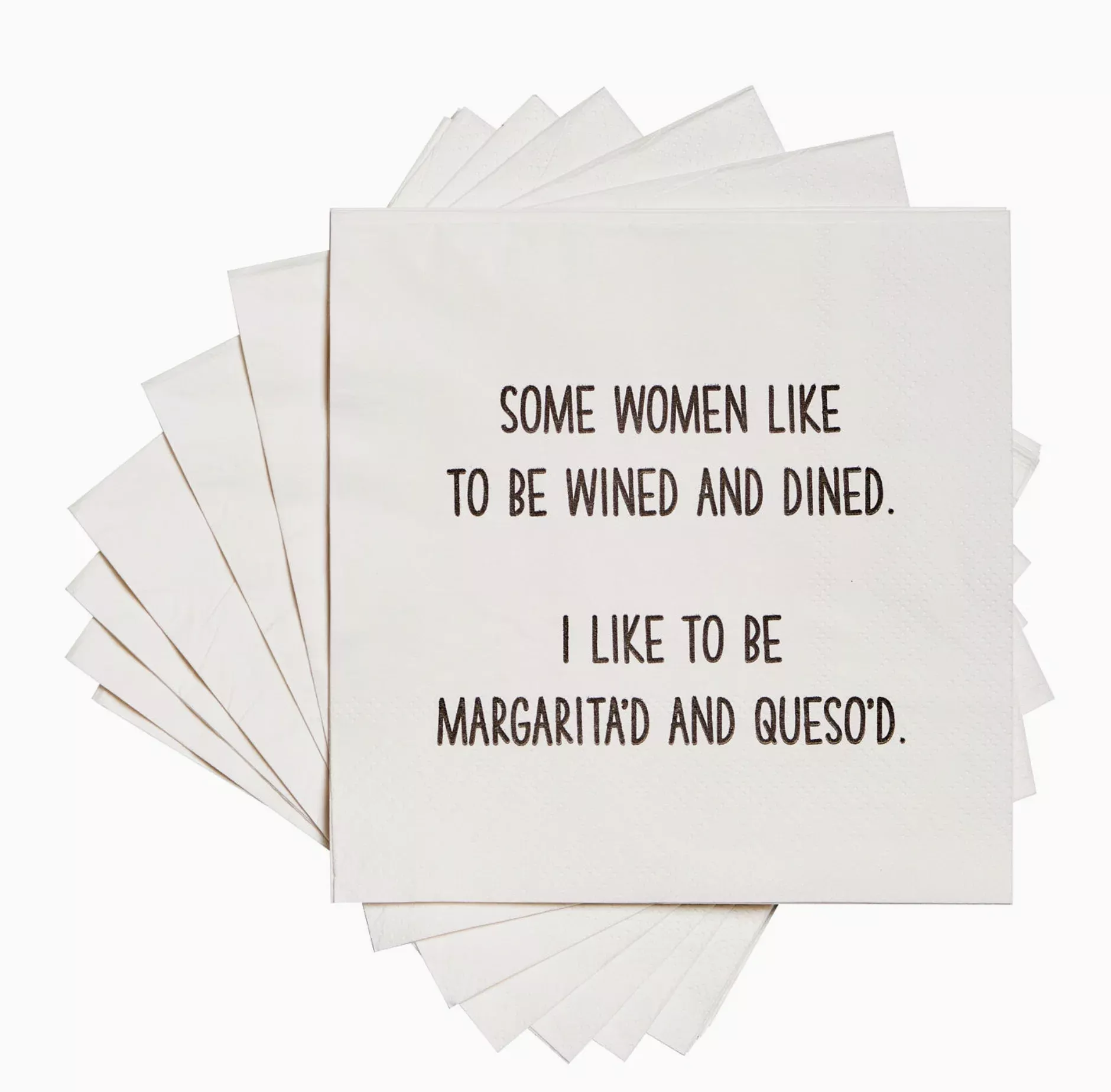 Wined & Dined Cocktail Napkins