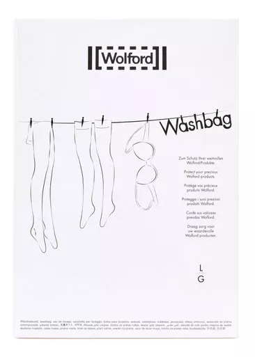 WOLFORD White net washbag