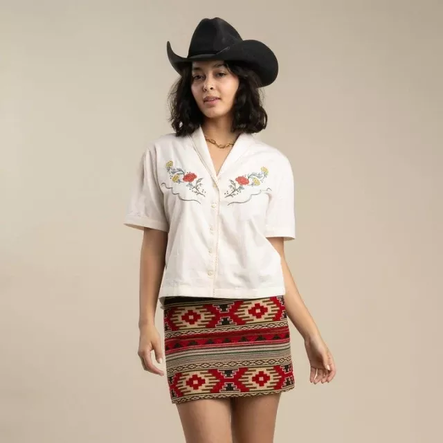 Womens Prairie Rose Lace Blouse