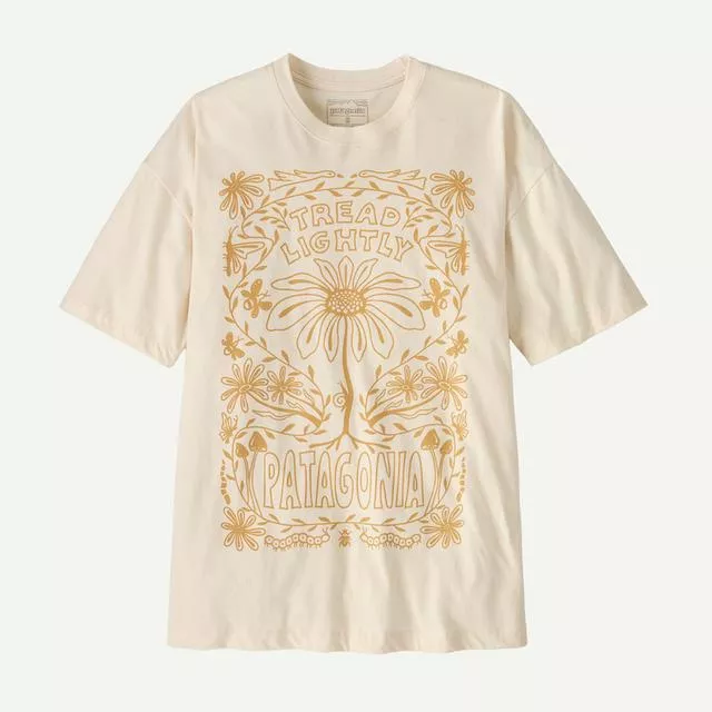 Womens Tread Lightly Oversized Organic T Shirt