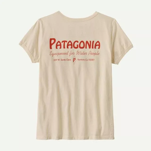 Womens Water People Organic Ringer Tee