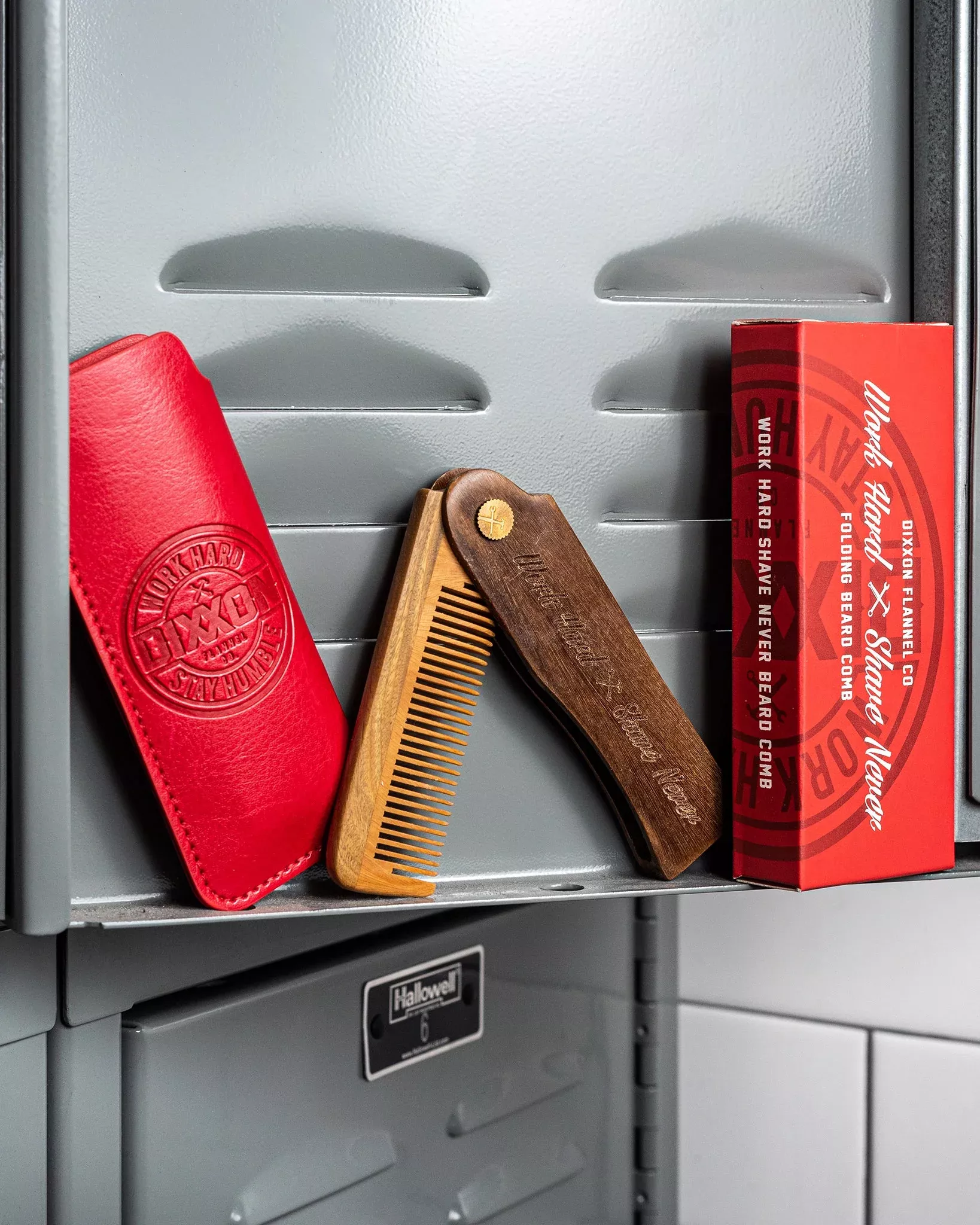 Work Hard Shave Never Folding Beard Comb