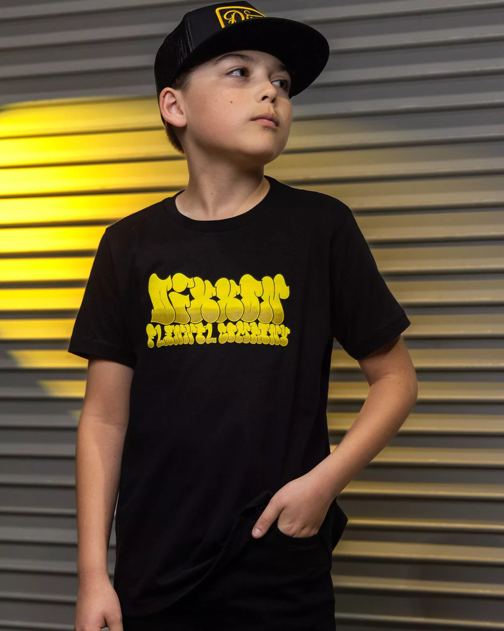 Youth Throwie T-Shirt - Black