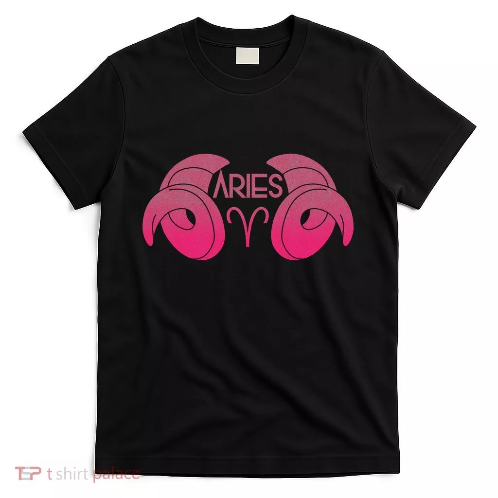 Zodiac Aries Ram Horns T-Shirt