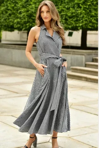 Zola Dress LAVENDER BROWN