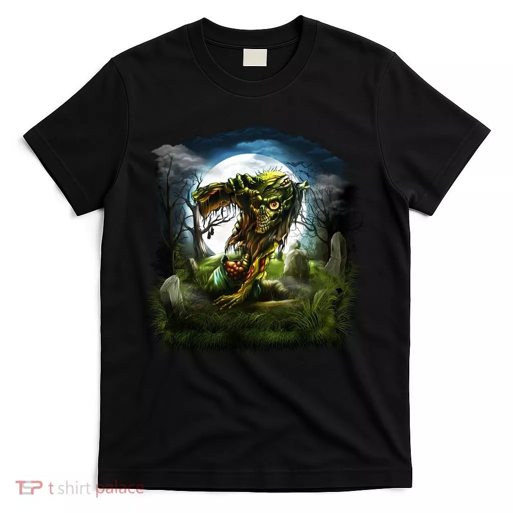 Zombie Grave Halloween T-Shirt